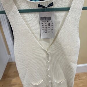 Brandy Melville Cream Knit Cardigan